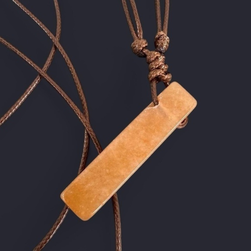Aventurine Stone Pendant Necklace